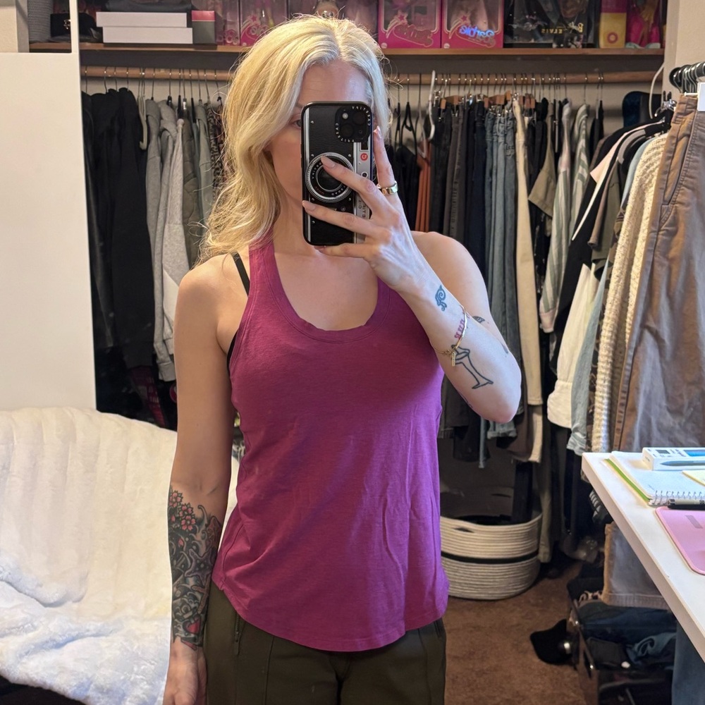 Lululemon Racer Back Pink Tank - Picture 5 of 5